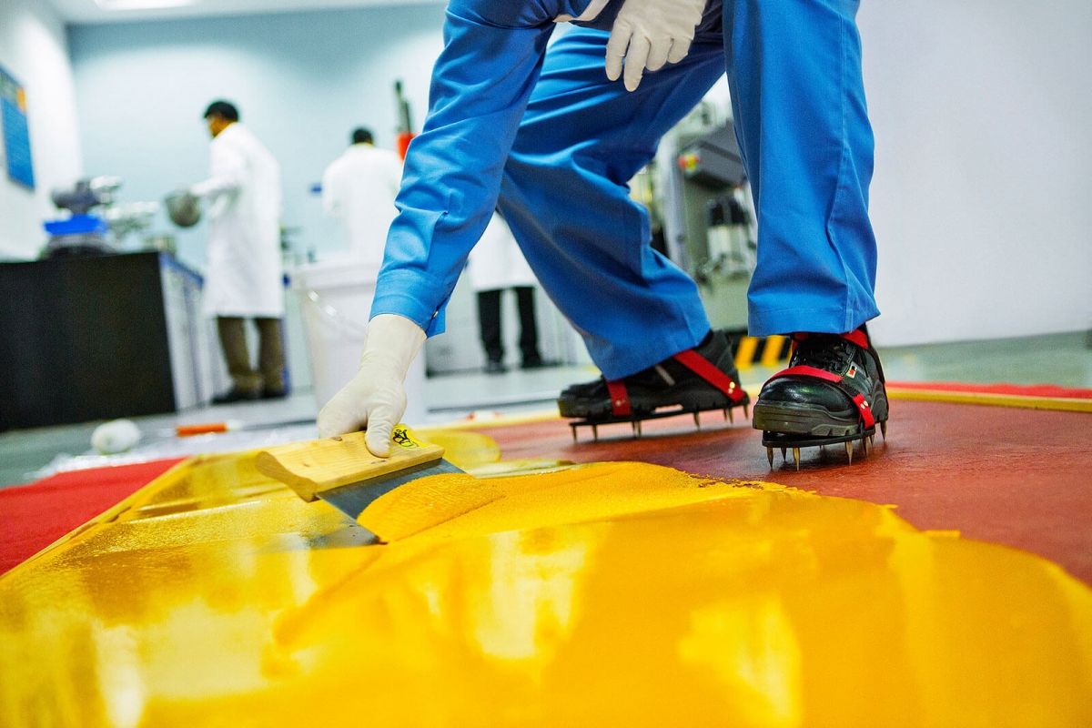 مقایسه رنگ اپوکسی و پالپینگ با پلی‌یورتان