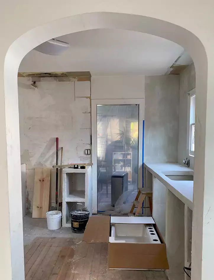 بازسازی آشپزخانه با میکروسمنت