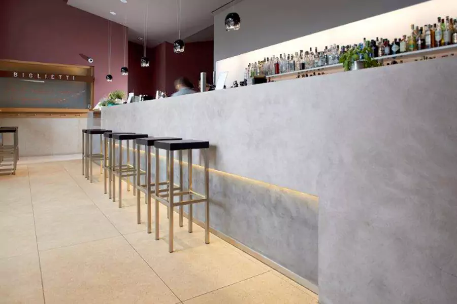 میکروسمنت در کانتر رستوران