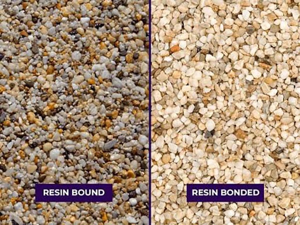 تفاوت Resin Bound و Resin Bonded
