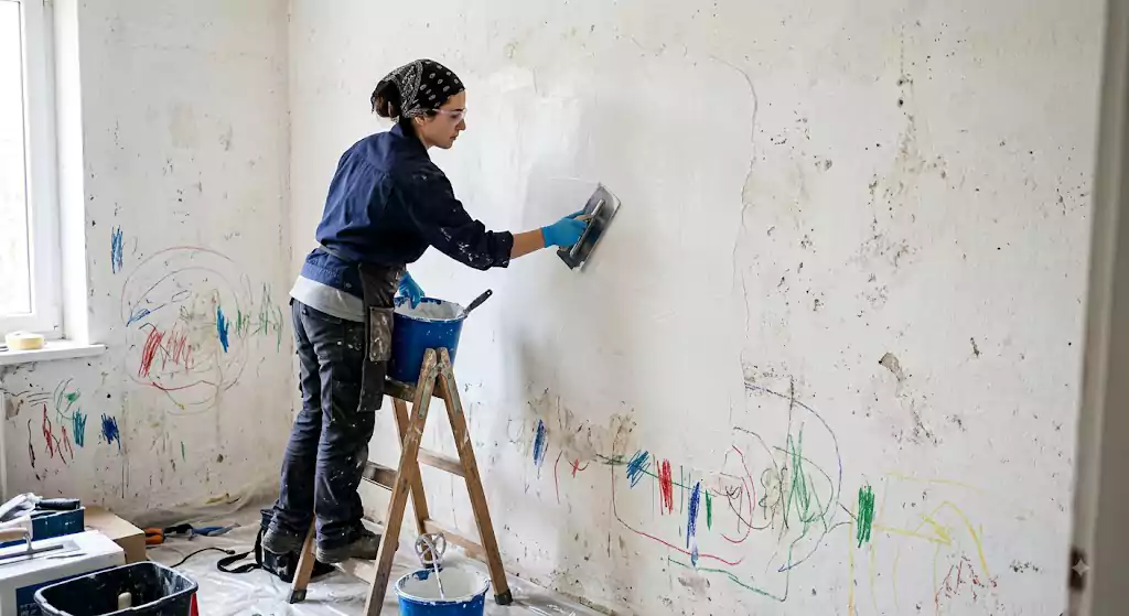 اجرای میکروسمنت روی گچ